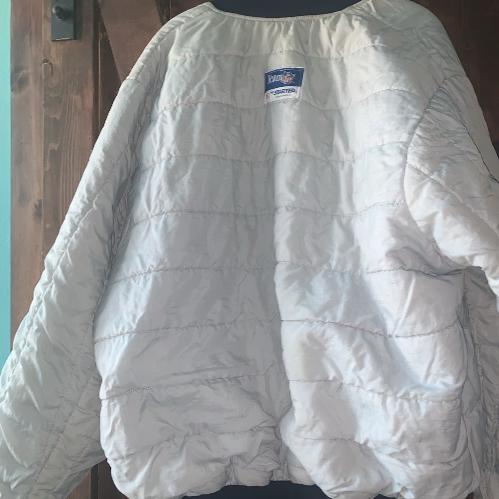 Dallas Cowboys‎ Vintage 90s Team NFL Starter Jacket Size XL New Haven CT EUC - Picture 11 of 14